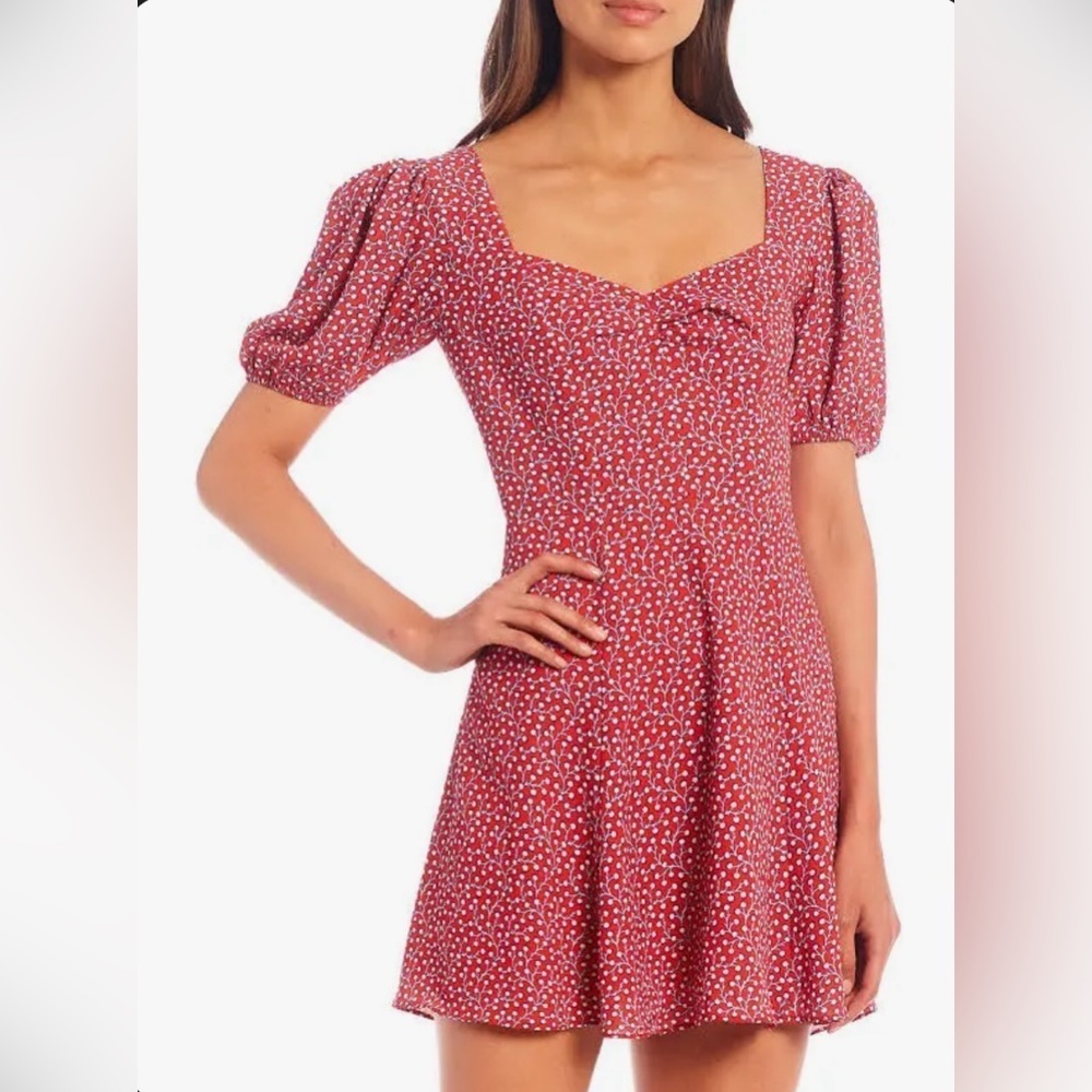 French Connectoon Elao Printed Mini Dress